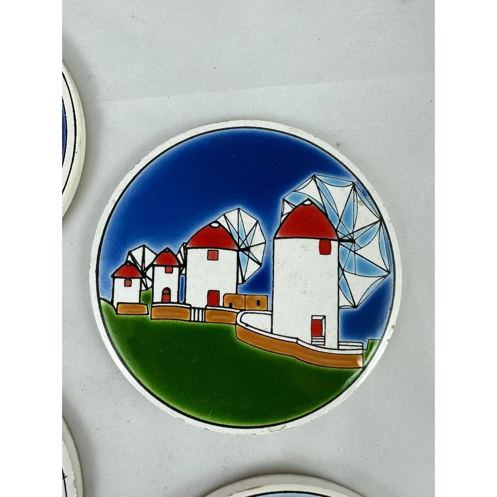 Pandora Greek Coasters 3.5
